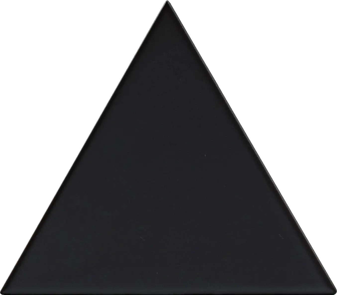 TG FM 05_TRIANGOLO FONDO NERO 17X17H15 MATT Petracer&prime;s Triangolo