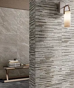 Background tile, Effect stone,other stones, Color grey, Unglazed porcelain stoneware, 30x60 cm, Finish antislip