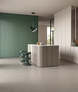 Background tile, Color green, Glazed porcelain stoneware, 60x120 cm, Finish matte