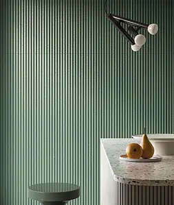 Background tile, Color green, Glazed porcelain stoneware, 60x120 cm, Finish matte