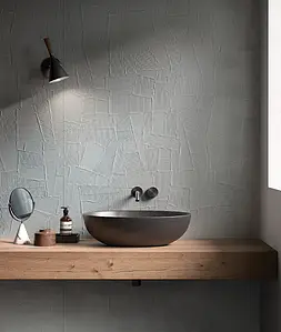 Background tile, Color grey, Style patchwork,designer, Unglazed porcelain stoneware, 60x120 cm, Finish matte
