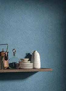 Background tile, Effect unicolor, Color navy blue, Unglazed porcelain stoneware, 60x120 cm, Finish antislip