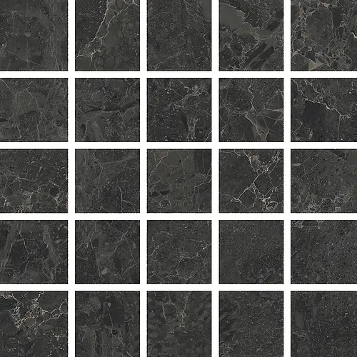 Ceramiche Piemme, Limestone, 05589_LimestoneMosaicoBelgiumBlackLap/Ret
