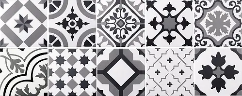 Pissano Ceramica, Hydraulic Collection, 066_DECOR MISTRAL