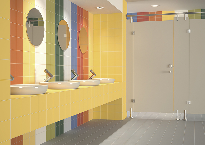 Set da Bagno Petit Fleurs Giallo – De Vita Maison