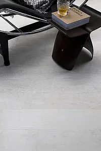 Piastrella di fondo, Effetto legno, Colore grigio, Gres porcellanato non smaltato, 22.5x90 cm, Superficie opaca
