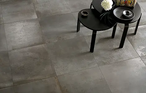 Background tile, Effect metal, Color grey, Unglazed porcelain stoneware, 60x60 cm, Finish antislip