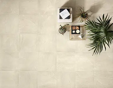 Background tile, Effect stone, Color beige, Unglazed porcelain stoneware, 60x60 cm, Finish matte