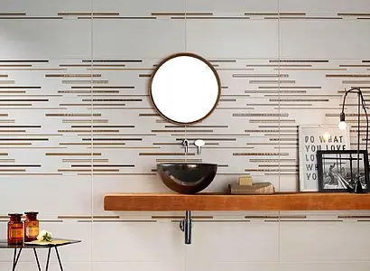 Background tile, Effect concrete, Color beige, Ceramics, 25x60 cm, Finish matte