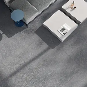 Azulejo base, Efecto piedra, Color gris, Gres porcelánico no esmaltado, 90x90 cm, Acabado antideslizante
