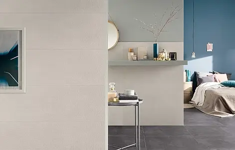 Background tile, Effect concrete, Color black, Unglazed porcelain stoneware, 60x60 cm, Finish antislip