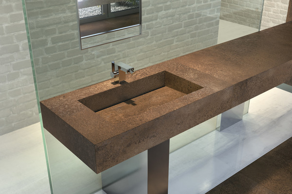 Great Metals Kollektion des Feinsteinzeuges hergestellt von Porcelaingres, 1, Optik metall