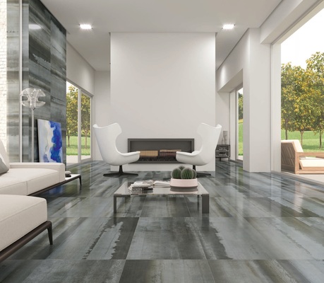 1332 Kollektion des Feinsteinzeuges hergestellt von Porcelanite Dos, 0, Optik metall