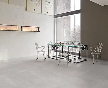Farbe graue, Hintergrundfliesen, Glasiertes Feinsteinzeug, 80x80 cm, Oberfläche rutschfeste