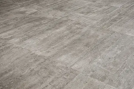 Piastrella di fondo, Effetto cemento, Colore grigio, Gres porcellanato smaltato, 45x90 cm, Superficie opaca