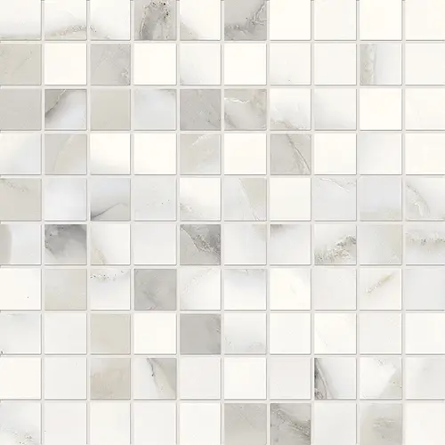 Provenza, Unique Marble, EL65_UniqueMarbleMosaico3X3CalacattaRegaleFullLappato