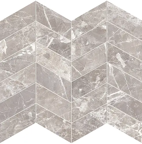 Ceramiche Provenza, Unique Marble, EL94_UniqueMarbleMosaicoArrowsMoonGreySilktech