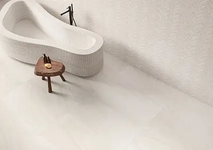 Background tile, Effect other stones, Color beige,white, Glazed porcelain stoneware, 60x120 cm, Finish antislip
