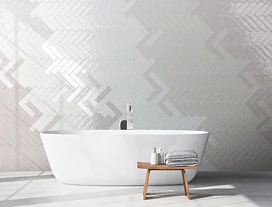 Background tile, Effect unicolor, Color beige, Ceramics, 6.5x26.6 cm, Finish glossy