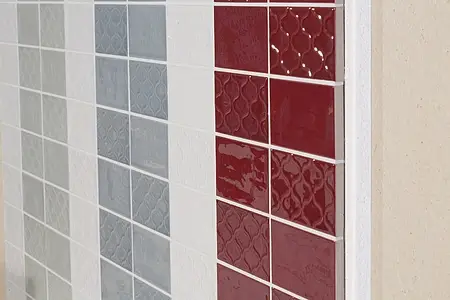 Фоновая плитка, Цвет белый, Керамика, 6.5x13.2 см, Поверхность глянцевая