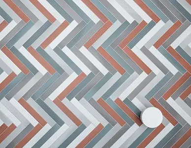Background tile, Effect unicolor, Color grey, Glazed porcelain stoneware, 6x37 cm, Finish matte