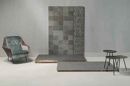 Background tile, Effect stone,other stones, Color grey, Glazed porcelain stoneware, 20x20 cm, Finish matte