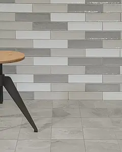 Background tile, Effect stone,slate, Color grey, Glazed porcelain stoneware, 20x20 cm, Finish matte