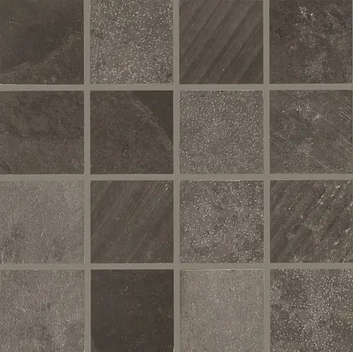 Quintessenza Ceramiche, Superfici20, SVN404M_Mosaico4,7X4,7AntraciteMix