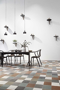 Abitare Porcelain Tiles produced by Ragno, Style patchwork, Terrazzo effect