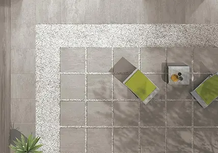 Background tile, Effect concrete, Color brown, Unglazed porcelain stoneware, 60x60 cm, Finish antislip
