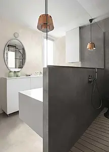 Background tile, Effect concrete, Color grey,white, Unglazed porcelain stoneware, 120x120 cm, Finish antislip