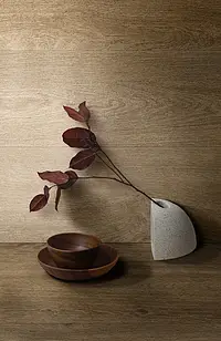 Grundflise, Effekt træ, Farve beige, Glaseret porcelænsstentøj, 25x150 cm, Overflade mat