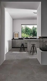 Background tile, Effect stone,slate, Color grey, Unglazed porcelain stoneware, 75x75 cm, Finish antislip