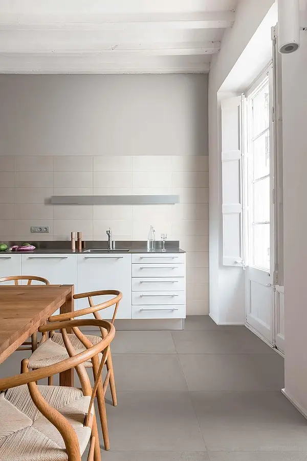 Background tile, Effect concrete, Color brown, Unglazed porcelain stoneware, 60x60 cm, Finish matte