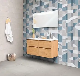 Background tile, Effect concrete, Color grey, left_menu_no_glased_color_body, 60x60 cm, Finish matte