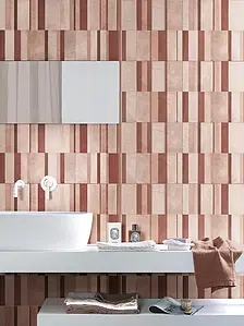 Background tile, Color multicolor, Ceramics, 40x120 cm, Finish matte