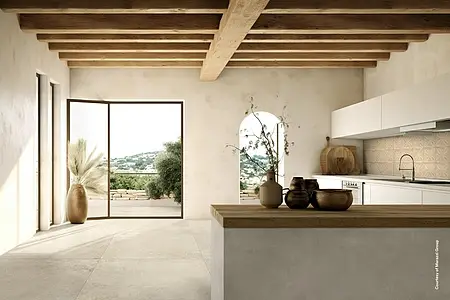 Background tile, Effect other stones, Color beige, Unglazed porcelain stoneware, 100x100 cm, Finish matte