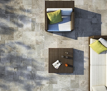 Background tile, Effect stone,other stones, Color grey, Glazed porcelain stoneware, 60x60 cm, Finish antislip