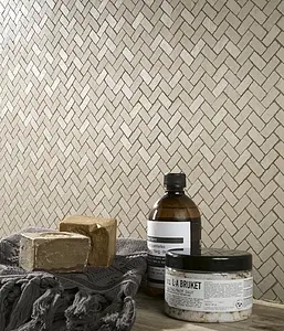 Mosaico, Colore beige, Ceramica, 40x40 cm, Superficie opaca