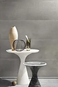 Grundflise, Farve grå, Keramik, 40x120 cm, Overflade mat