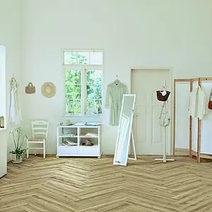Taustalaatta, Teema puu, Väri beige väri, Lasitettu porcellanato-laatta, 15x90 cm, Pinta matta