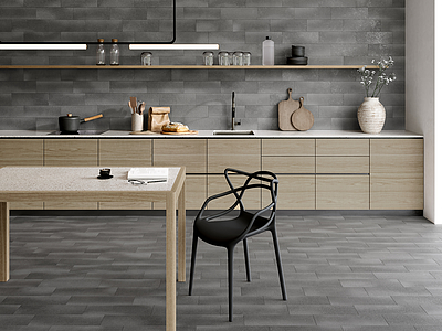 Background tile, Effect other stones, Color grey, Glazed porcelain stoneware, 15x45 cm, Finish matte