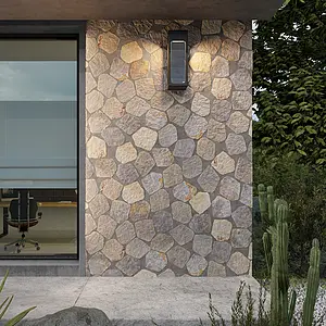 Background tile, Effect other stones, Color beige,grey, Glazed porcelain stoneware, 28.5x33 cm, Finish left_menu_relefnaya