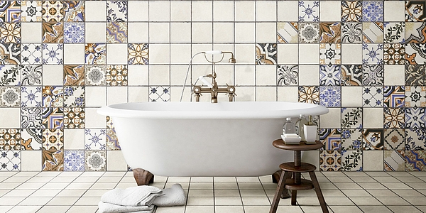 Evora By Realonda Tile Expert Distributor Of Spanish Tiles Realonda Evora 0 Bathroom Patchwork Style Unglazed Porcelain