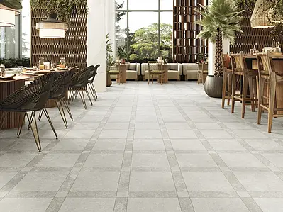 Background tile, Effect other stones, Color beige, Glazed porcelain stoneware, 44.2x44.2 cm, Finish antislip