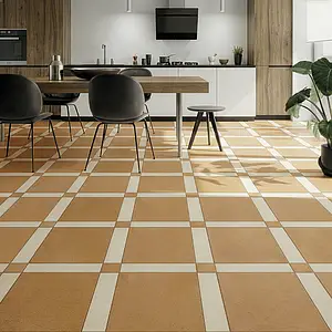 Background tile, Color beige,brown, Glazed porcelain stoneware, 44.2x44.2 cm, Finish antislip