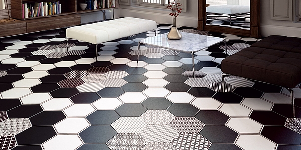 Grazia Porcelain Tiles produced by Realonda, Style patchwork, 