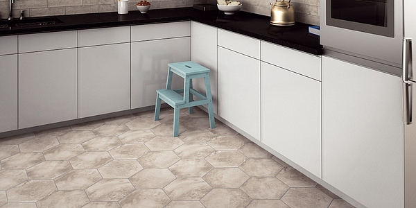 Background tile, Effect concrete, Color grey, Glazed porcelain stoneware, 28.5x33 cm, Finish matte