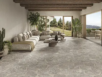 Background tile, Effect other stones, Color grey, Glazed porcelain stoneware, 28.5x33 cm, Finish left_menu_relefnaya