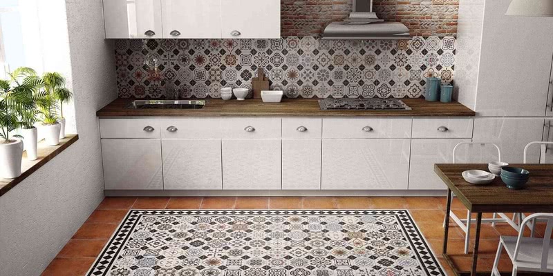 Oxford Ceramic Tiles produced by Realonda, Style patchwork, 